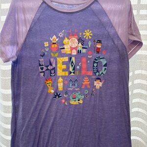 Disney Purple Small World Tee